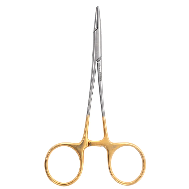 Gold Handle TC Needle Holder Mayo Hegar Needle Holder