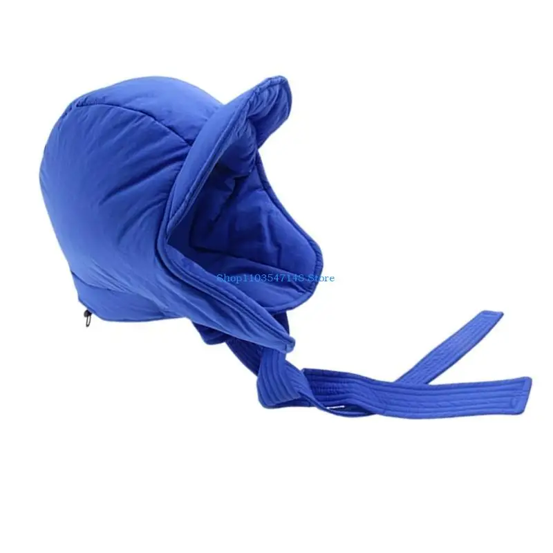 

P88B Winter Down Hat Cap Beanie Balaclava Ear Protector Scarf for Cycling Skiing