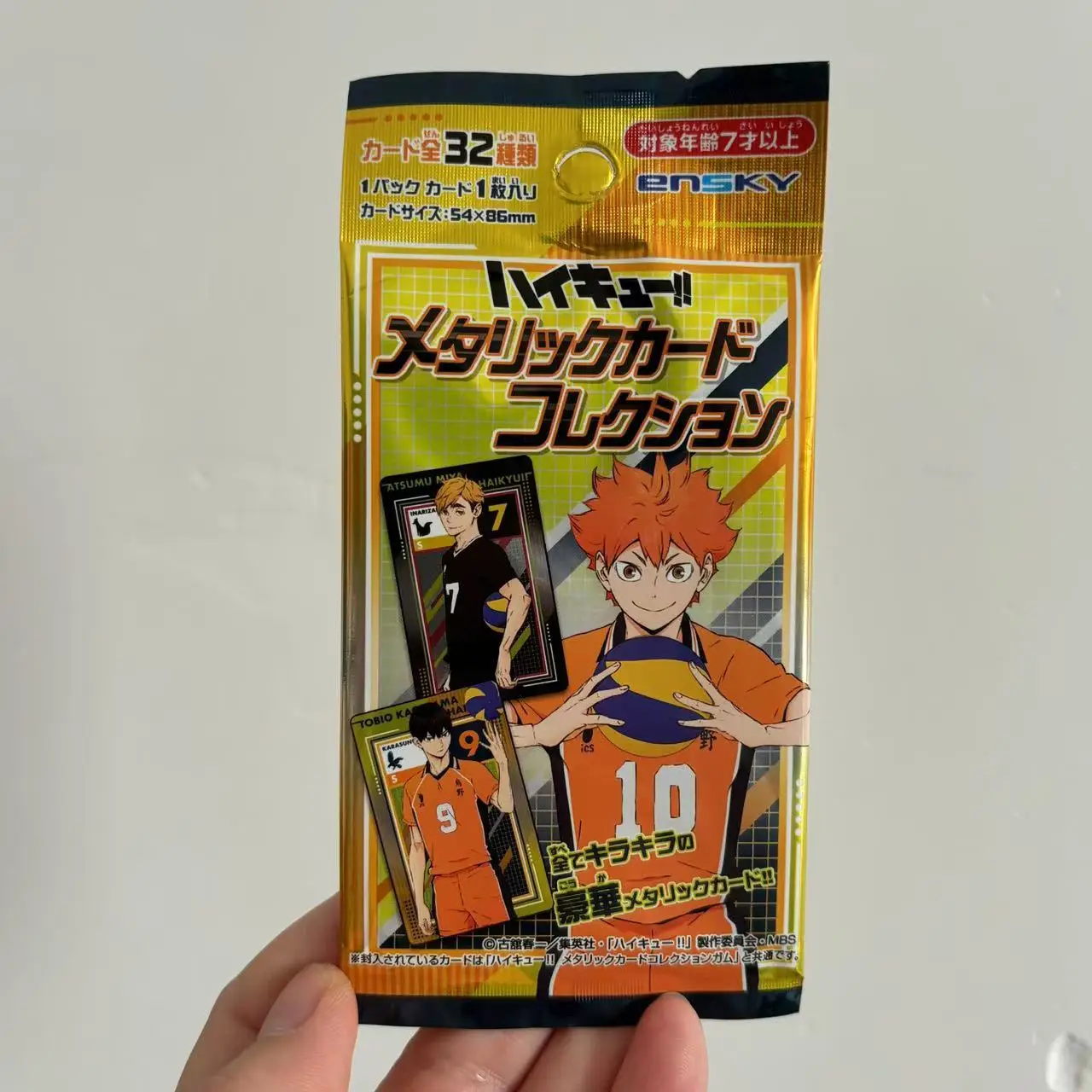 Original  Haikyuu Anime!! Hinata Shoyo Kageyama Tobio Boxuto Kotaro Card Sticker Badge Acrylic Pendant Anime Collection Gift