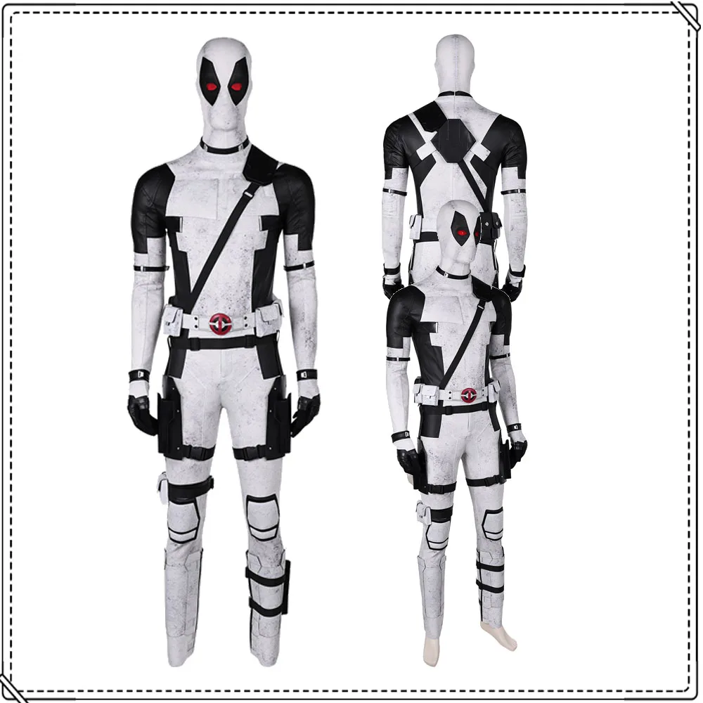 

Death Cosplay Pool Wade Fantasia Force Men Jumpsuit Disguise Costume Wilson Fantasy Outfits Halloween Carnival Party Suit