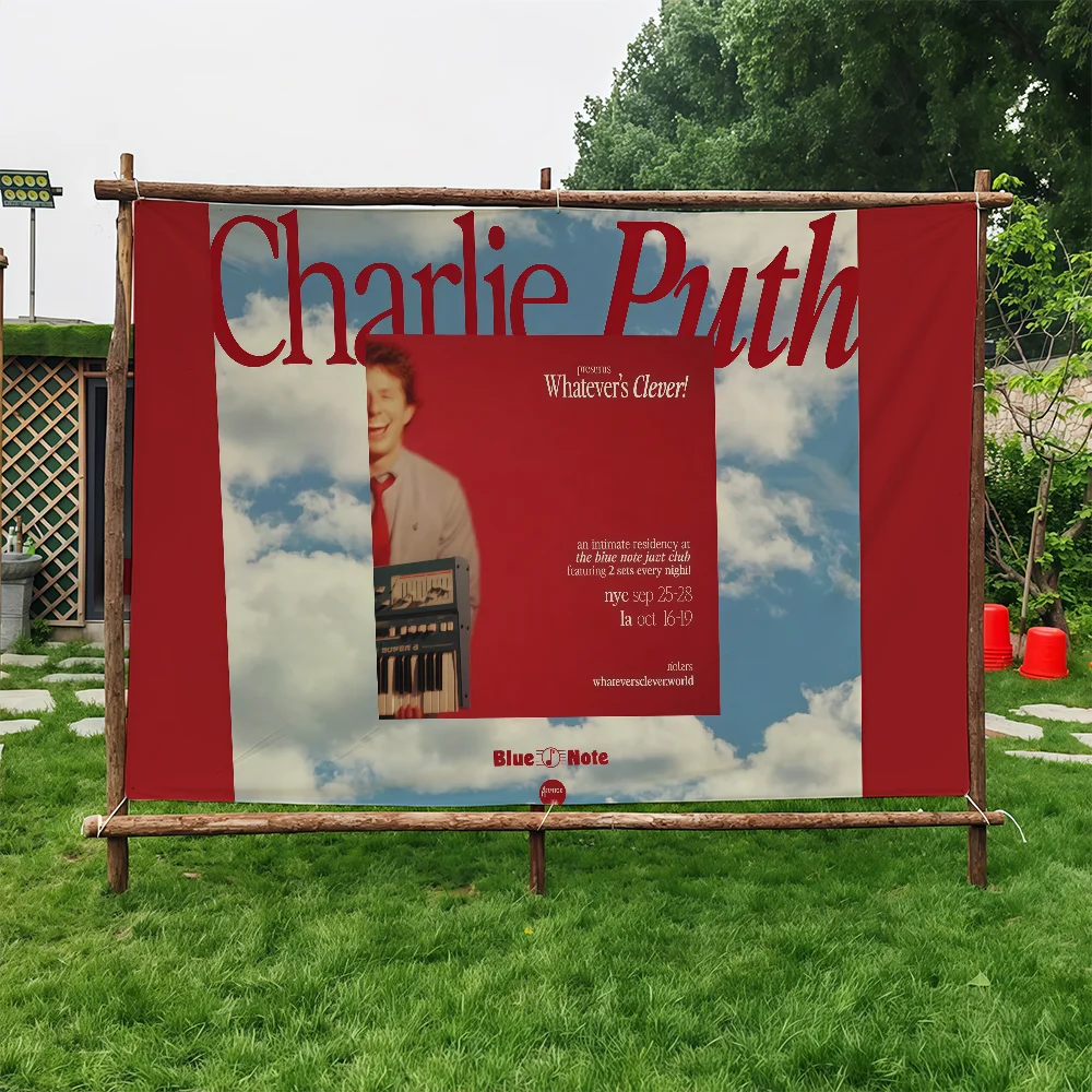 Charlie Puth Whatever's Clever flag Suitable For Dormitory Room Outdoor Gift Party Decoration Picnic Camping