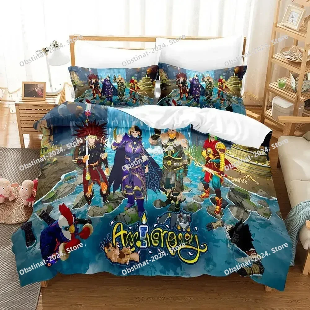 Tribes of Midgard Bedding Set Single Twin Full Queen King Size Bed Set Adult Kid Bedroom Duvet cover Sets 3D Game Bed Sheet Set