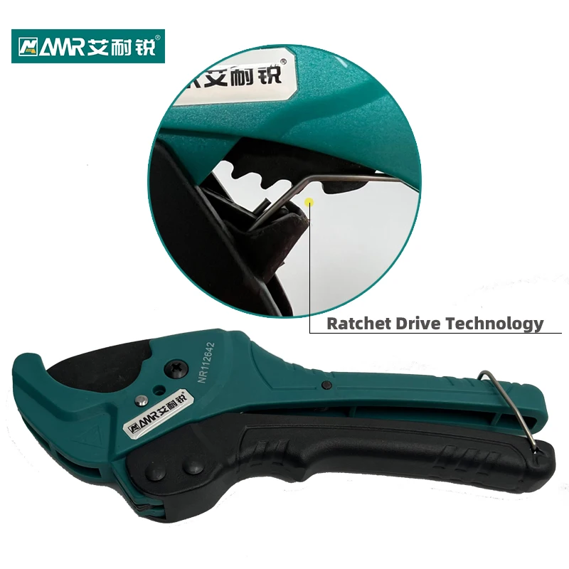 Manual Hand Tool Pipe Cutter Scissors Easily Cut PP, PVC, ABS, PE, Vinyl & Rubber Tubing & Pipes