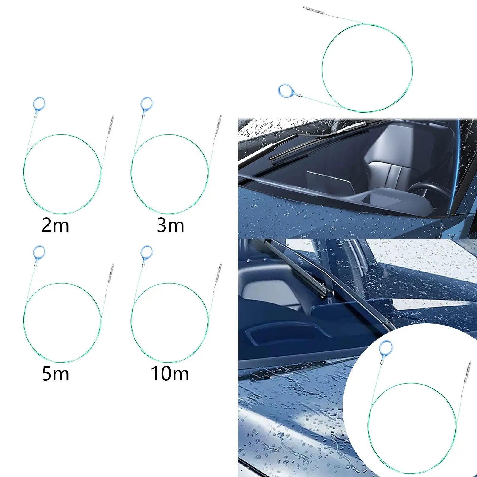 

Инструмент для очистки слива авто люка на крыше, тонкая щетка для драга, гибкая щетка для автомобильной трубки стеклоочистителя, щетка для удаления стеклоочистителя