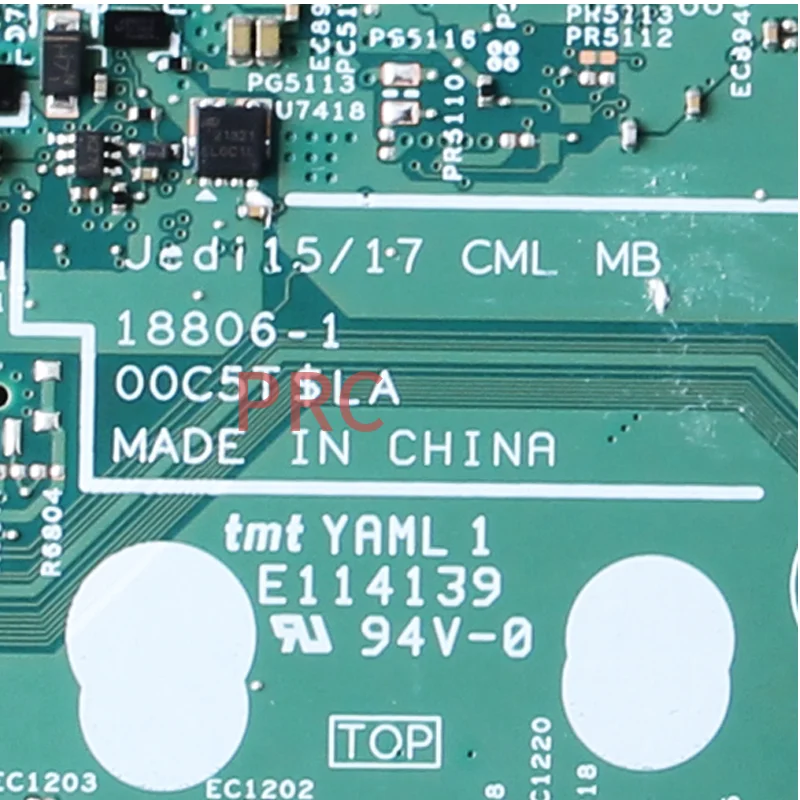 For Dell Inspiron 7591 7791 Laptop Motherboard 18806-1 CN-0850TM Core i7-10510U N17S-G2-A1 DDR4 Notebook Mainboard Full Tested