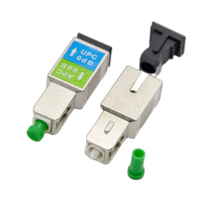 1pcs NEW Optic Fiber Connector SC/APC Female-SC/UPC Male SM-9/125 Fiber Optic Adapter Flange Coupler Special Wholesale