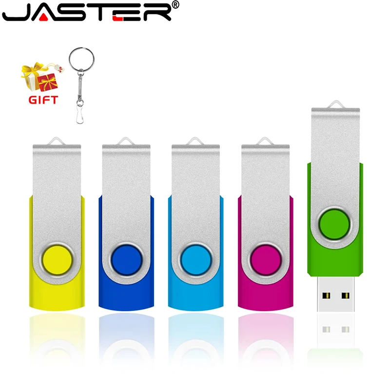 

USB-флеш-накопитель JASTER пластиковый, 128 ГБ, 64 ГБ, 32 ГБ, 16 ГБ, 8 Гб