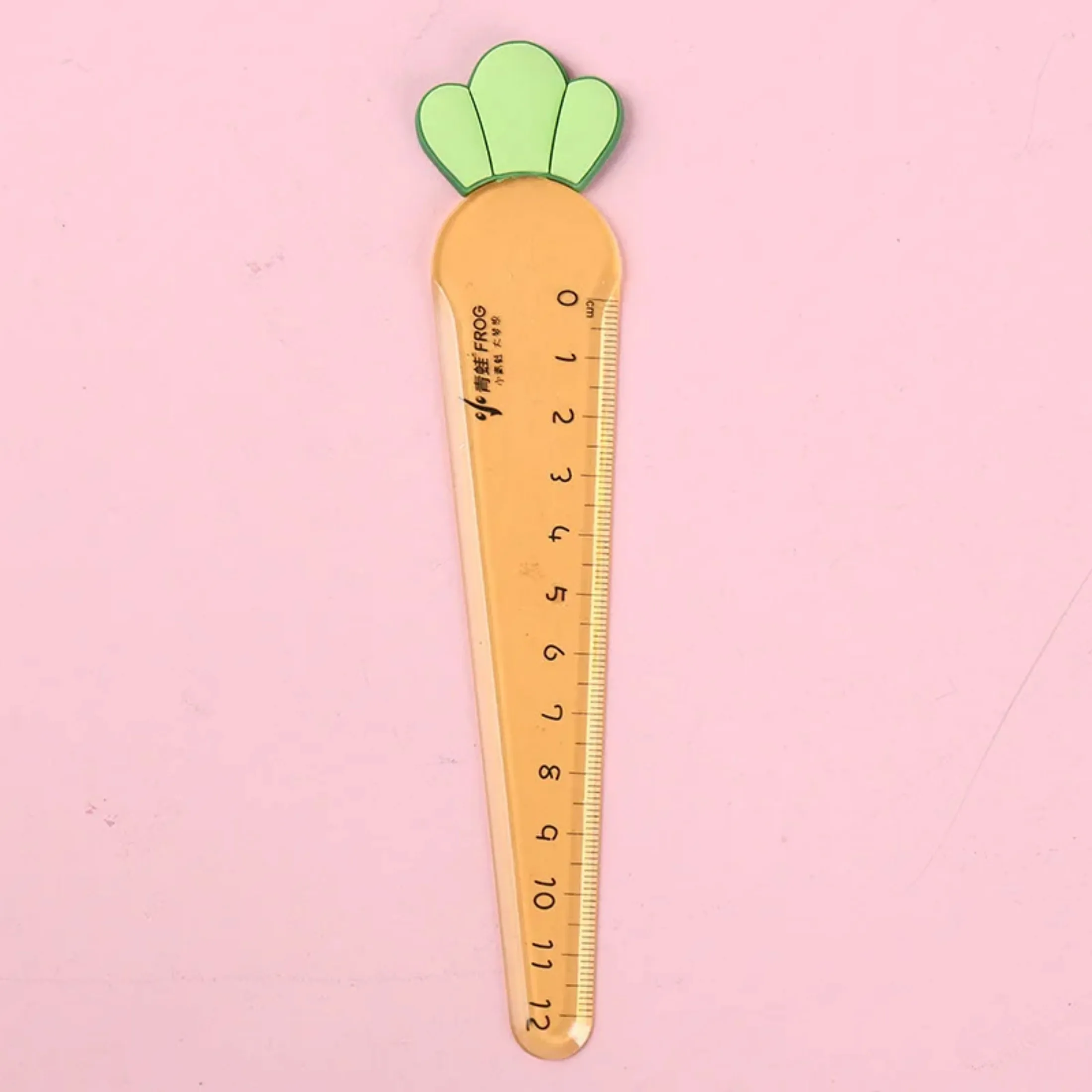 1 Piece Cute Carrot Star Sword Kawaii Stationery Cartoon Drawing Gift Office School Kitten Straight Plastic Ruler