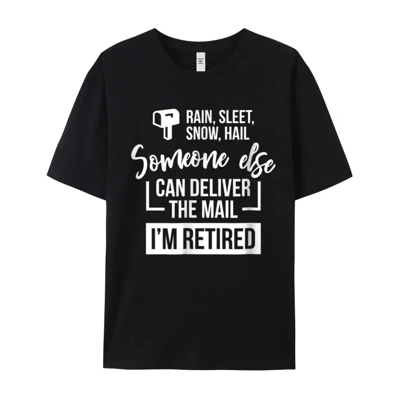 Funny Retired Postal Worker Letter Discount Men T Shirt Round Neck Short Sleeve All Cotton Tees Casual Tee Shirt