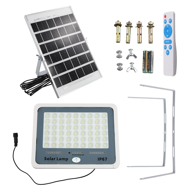 

216 LED Solar Lamp Outdoor Courtyard Lighting Induction Street Light Waterproof Floodlight Ultra Brightness High-Power