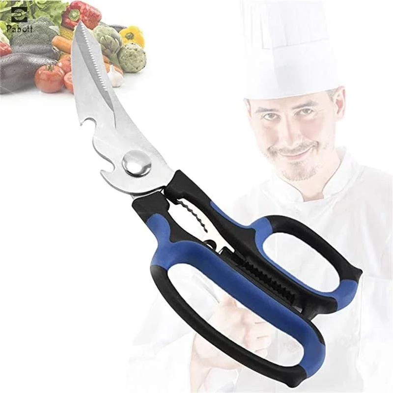 Kitchen Scissors Safe Stainless Steel Cooking Knives Heavy Duty Food Shears for Poultry Chicken Bones Seafood Meat Vegetable