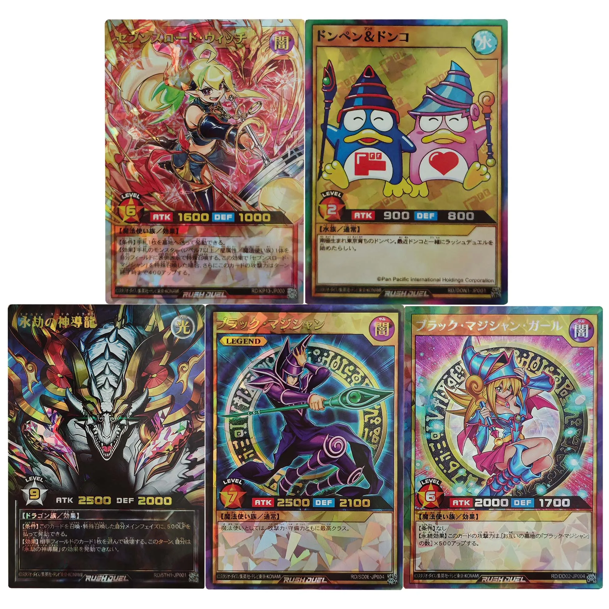 

11 моделей своими руками Yu-Gi-Oh! Rd Dark Magician Girl Коллекционная карта Стекло Цвет Flash Ygo Голубые глаза Белый Дракон Аниме Карта Подарочные Игрушки