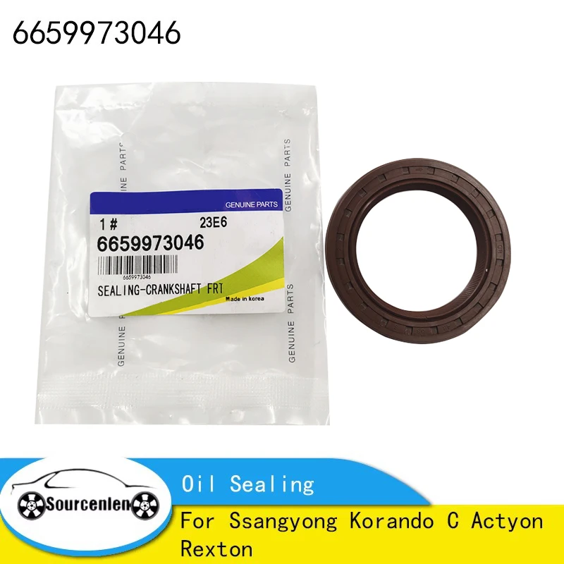 6659973046 Brand New Genuine Crankshaft Front Oil Sealing for Ssangyong Korando C Actyon Rexton 6659973646