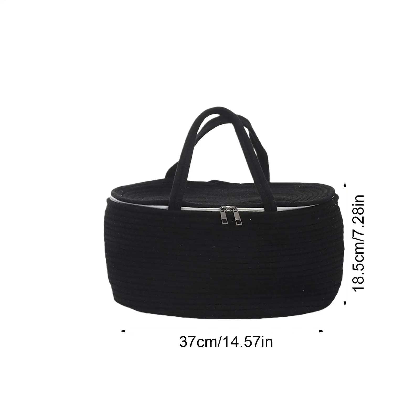 سلة حفاضات الحضانة سعة كبيرة متعددة الوظائف قابلة للإزالة منظم تخزين الطاولة للسفر في الهواء الطلق حمام السيارة