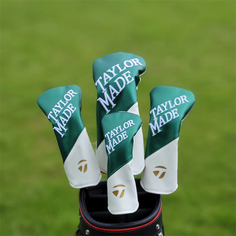

Premium Golf Headcovers Set - Leather Driver, Wood & Putter Covers, Elegant Club Protection