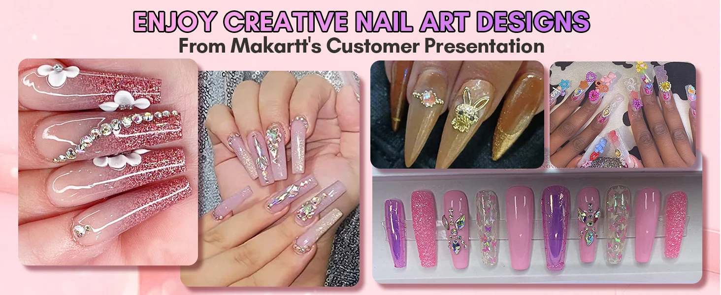 Makartt Strass-Kleber für Nägel 3D Nagelgel-Modellierung - Superstarker Klebstoff für Charms, Edelsteine, Kristalle, DIY-Maniküre & Salon – Detail 6