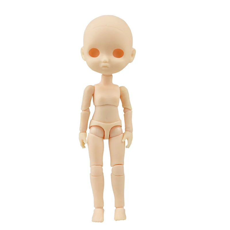 

1/8 Bjd Doll Nude Body 15cm Doll Accessories 40 Joints Movable Body Ob11 Doll Girls Fashion Diy Practice Makeup Toys