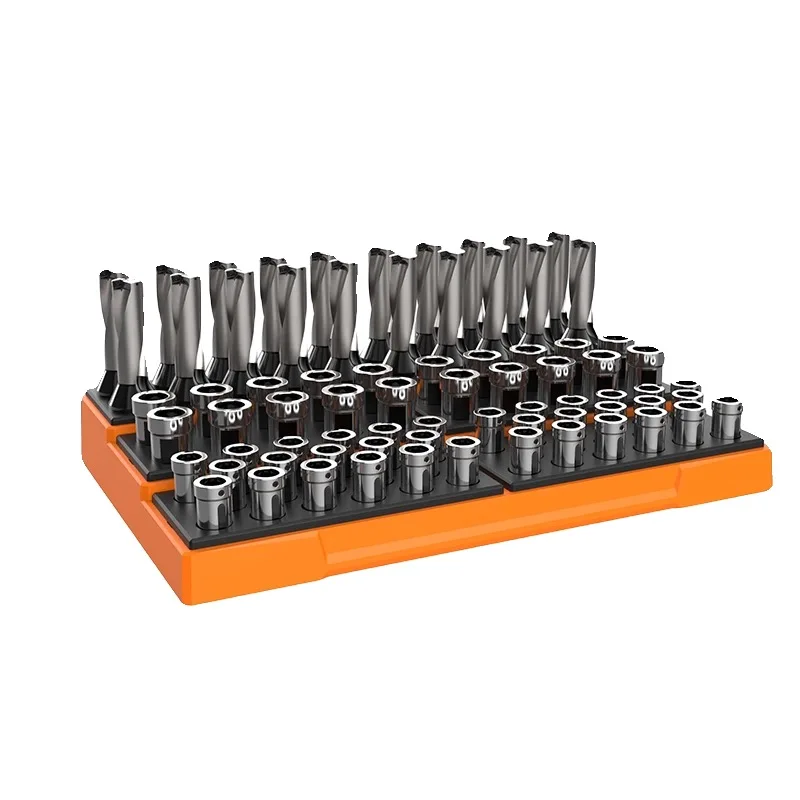 U drill storage case Drill bits container ER20 ER25 ER32 collet storage rack Collecting box CNC Machine Parts organizer