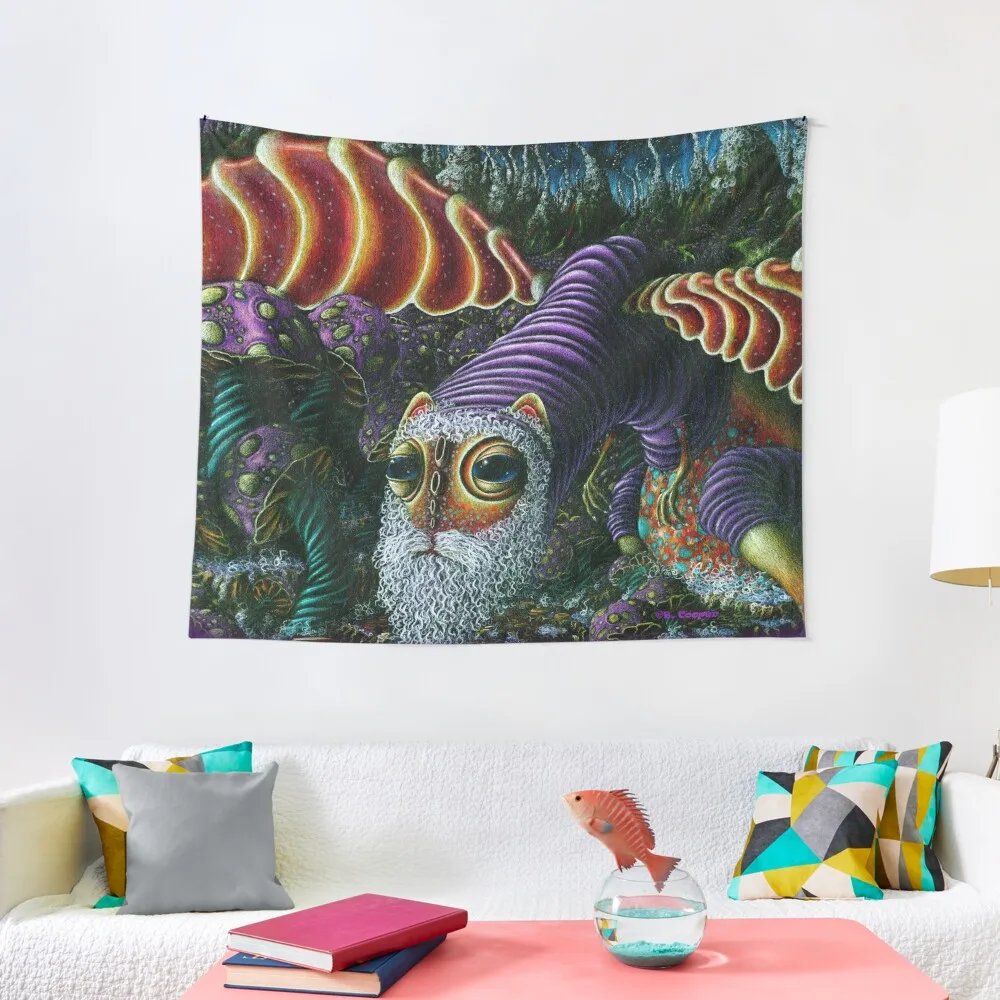 

The Flower-Breathing Dragon Tapestry Decoration Pictures Room Wall Aesthetic Decoration Room Decoration Korean Style Tapestry