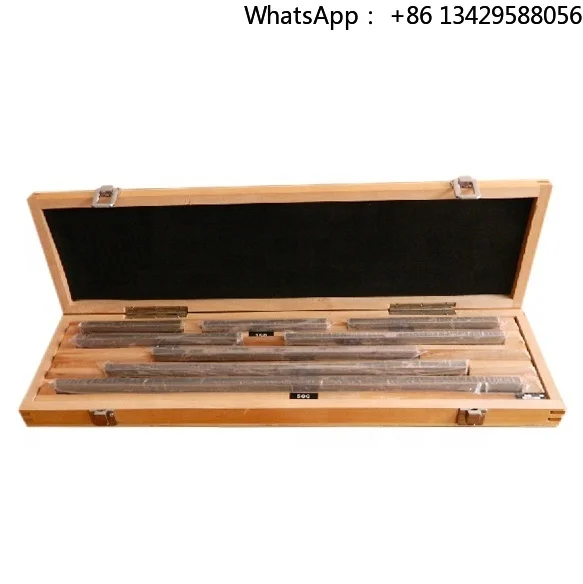 

125mm 150mm 175mm 200mm 250mm 300mm 400mm 500mm 8pcs Big Size Parallel Slip Gauge Steel Gage Calibration Gauge Block Set
