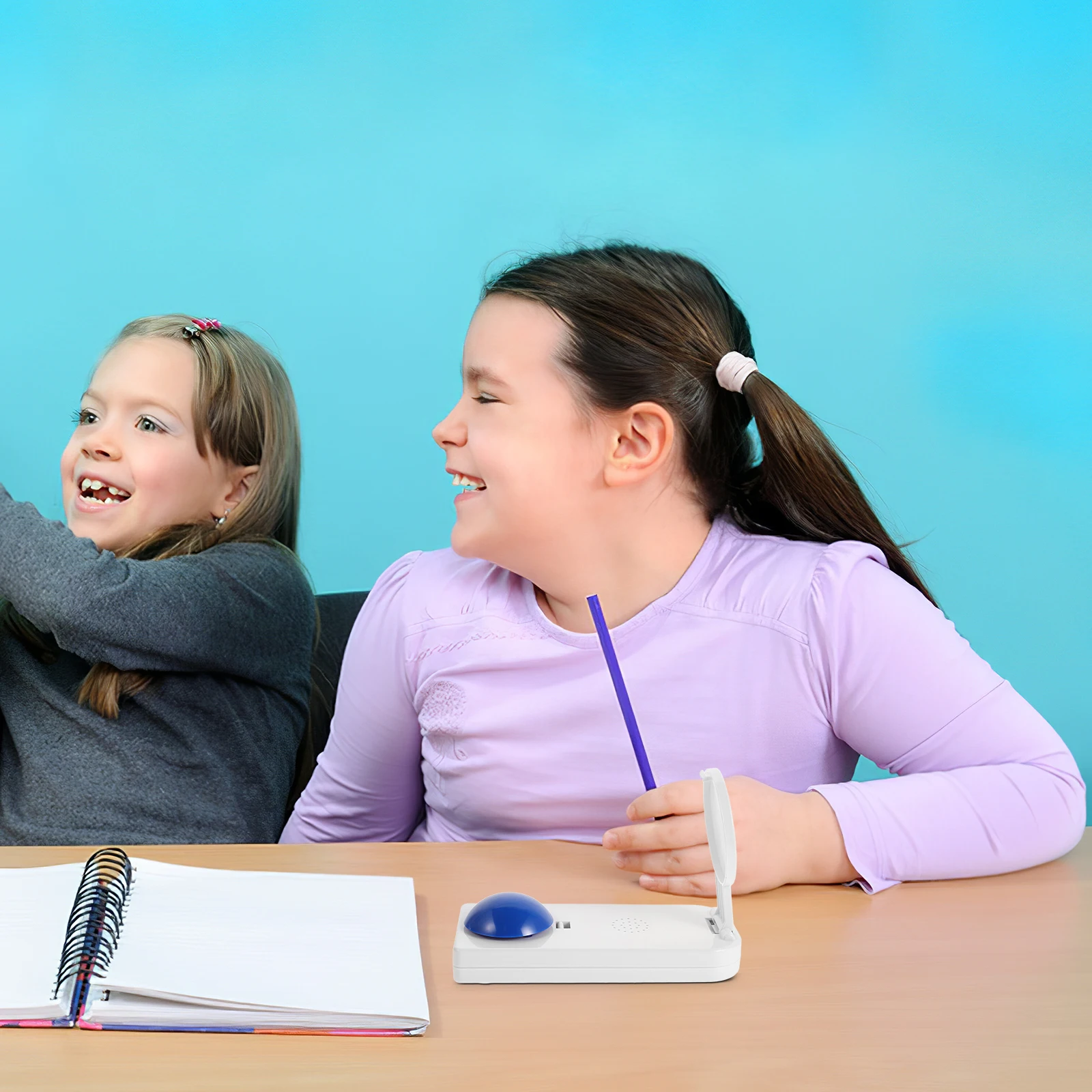 インタラクティブゲームショーブザーボタン教室クイズゲーム用の鮮やかなデザインサウンドエフェクトアンサーブザーポータブル電子