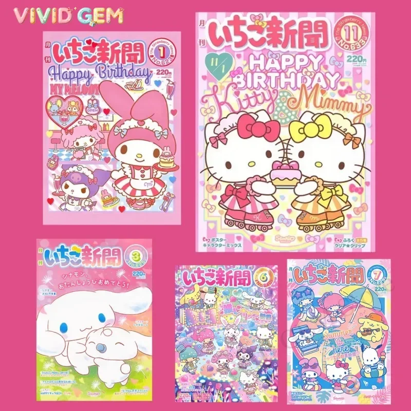 VIVID GEM Full Round SquareSanrio Decorative Painting Anime Cartoon Printing Hello Kitty Poster Kawai Kuromi Diamond Painting