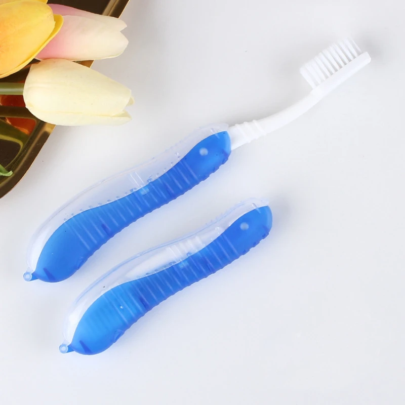 Hygiene Oral Portable Disposable Foldable Travel Camping Toothbrush Hiking Tooth Brush Tooth Cleaning Tools Folding Toothbrush