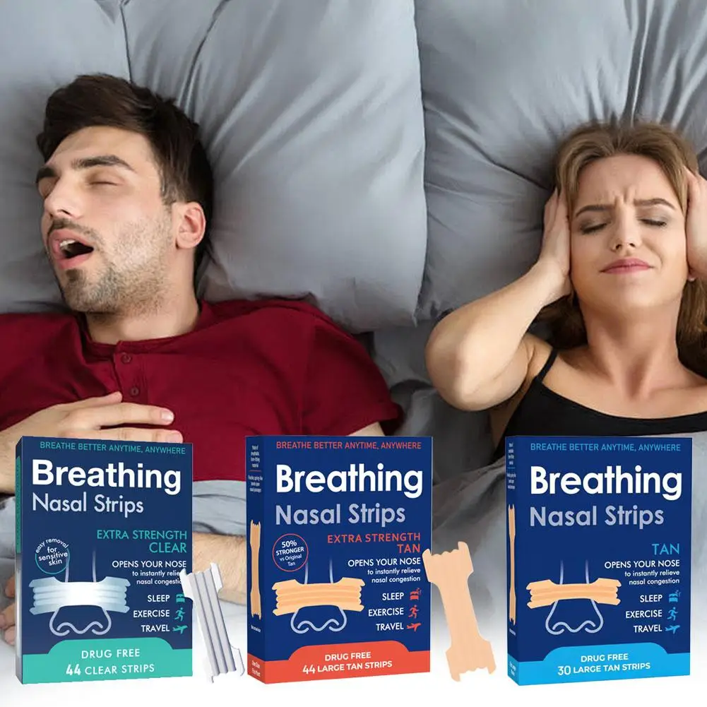 

Anti-snoring Nasal Strips Effectively Relieves Snoring Comfortable Fit Design Breathable And Skin-friendly Material