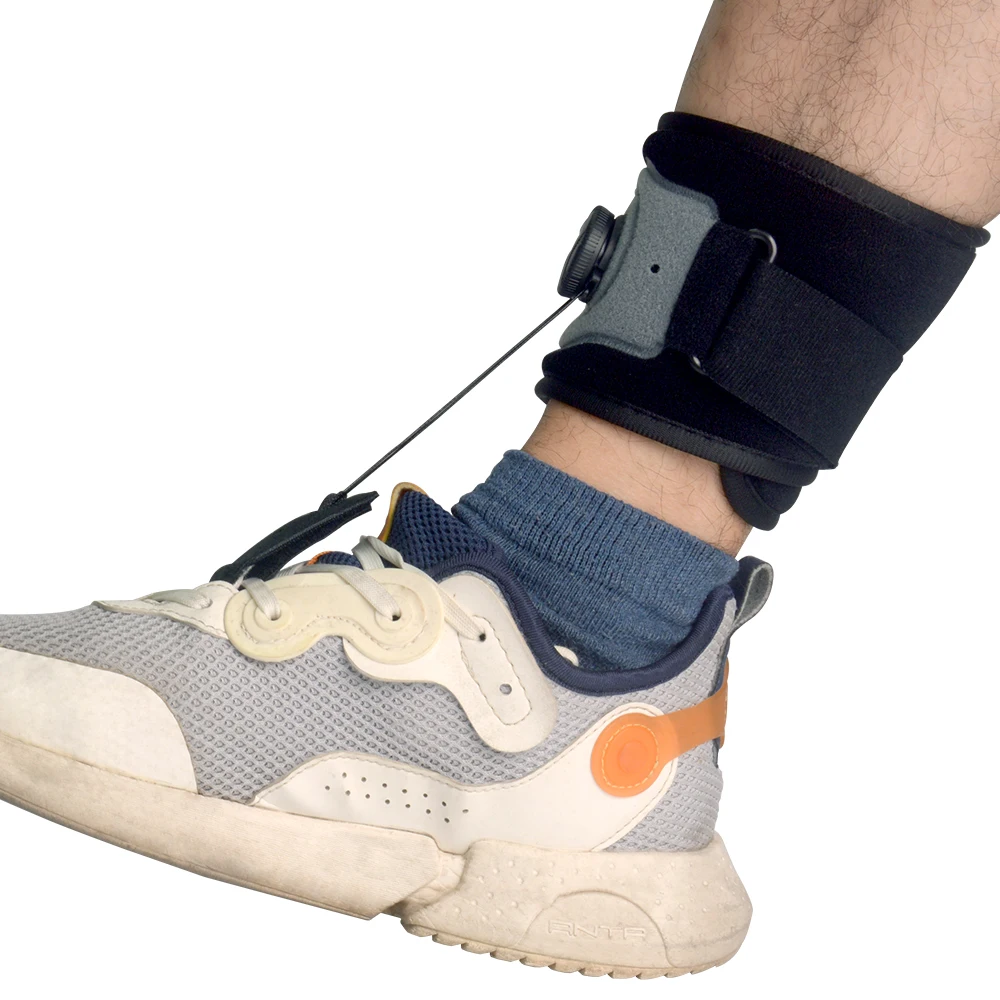 

Drop Foot Brace AFO AFOs Support Strap Elevator Poliomyelitis Hemiplegia Stroke Universal Size