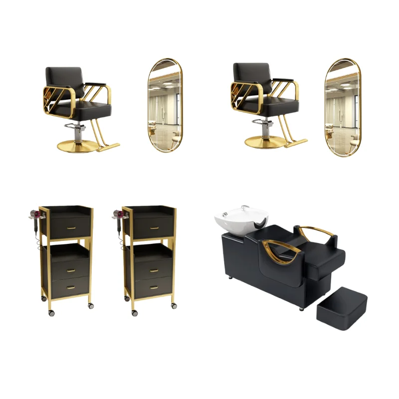 

Salon Furniture Hairdresser Chair Set Hairdresser Furniture Set Hairdresser Chair Can Be Combined and Purchased Separately