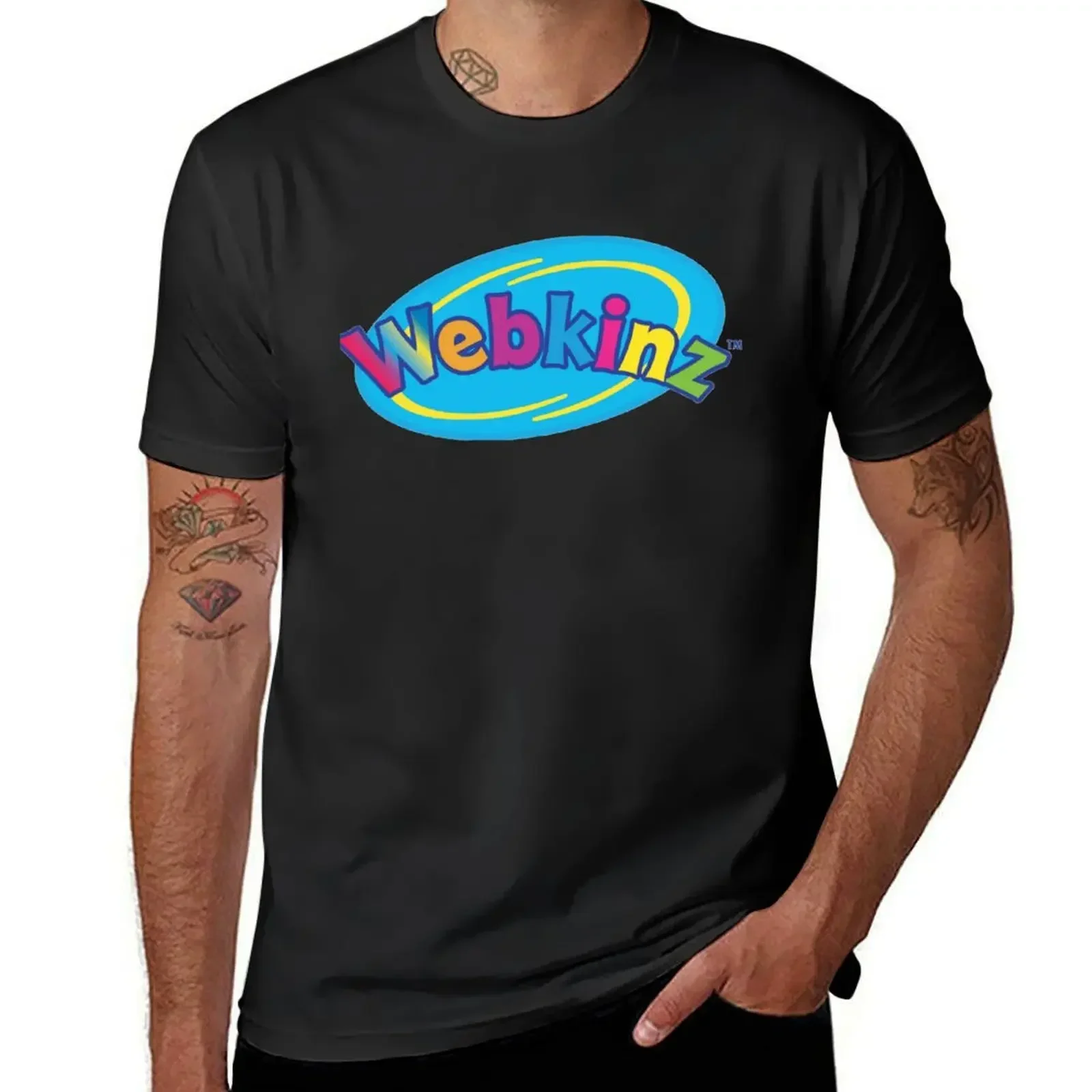 Webkinz Oficial Logo T-Shirt for a boy anime figures mens designer t shirt