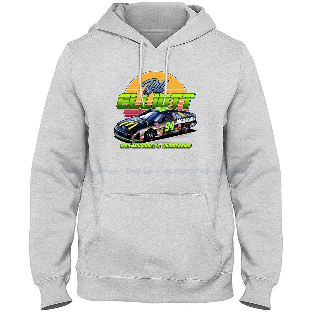 Bill Elliott 90S Retro Style 100% Cotton Hoodie T Shirt Dale Earnhardt Chase Elliott Gplegend Jimmie Johnson Richard Petty V8