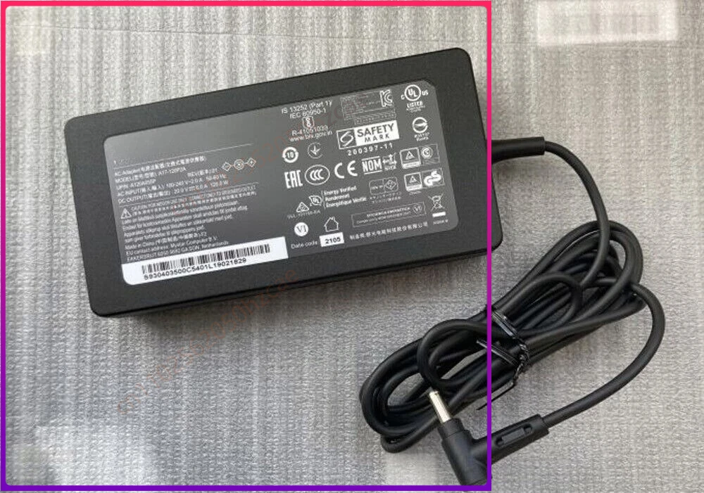 Second-hand Genuine For Chicony AC Adapter for MSI GF63 Thin 10SCXR-426UK A17-120P2A Charger