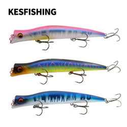 KESFISHING Fishing Bait Darter King 130mm fishing lure for pike bass floating bait minnow