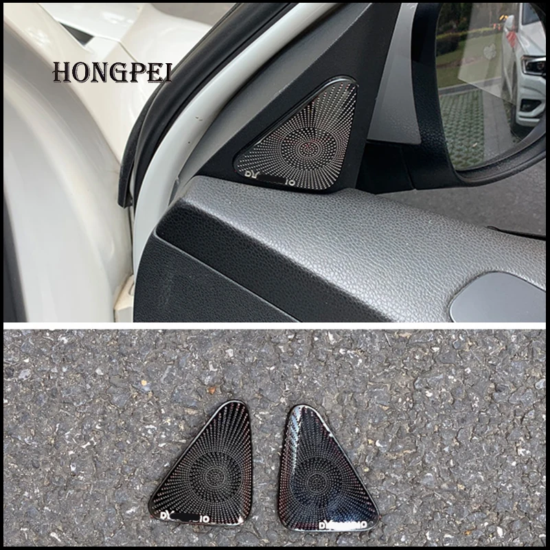 

Car Interior Accessories For VW Tiguan 2009-2015 Audio Sound A-pillar Speaker Rear Door Handle Speaker Cover Sticker Trim