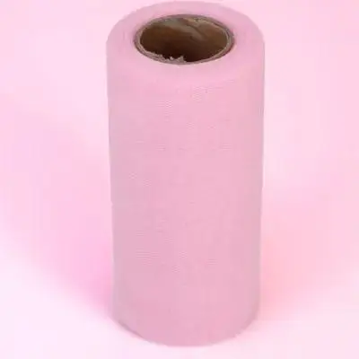 

Wedding Tulle Roll Pink 22m Length 15cm Width Party Room Doorway Floral Arrangement DIY Wedding Tulle DIY Tutu Craft