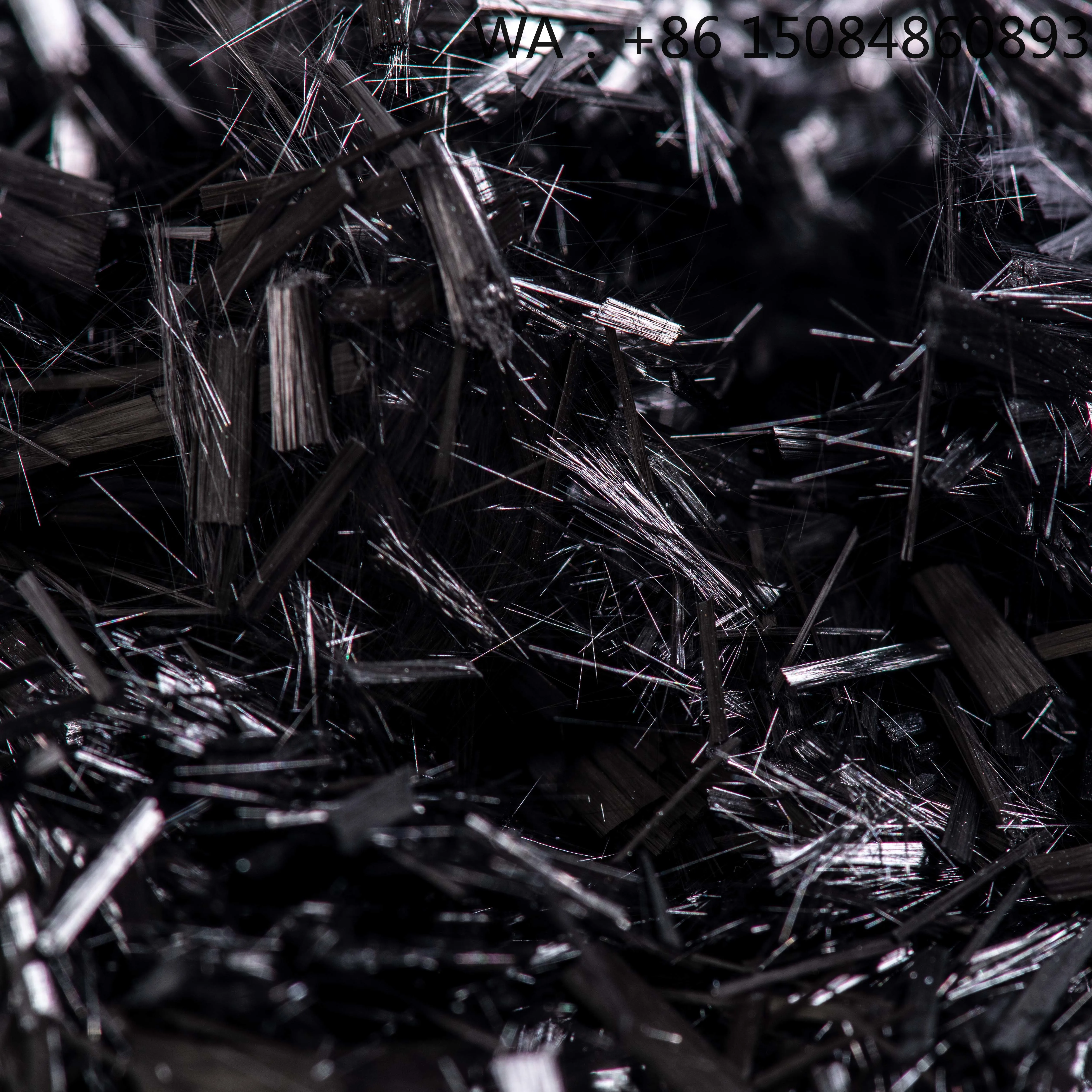 6mm chopped carbon fiber, high carbon content for polymer reinforcement and composite production