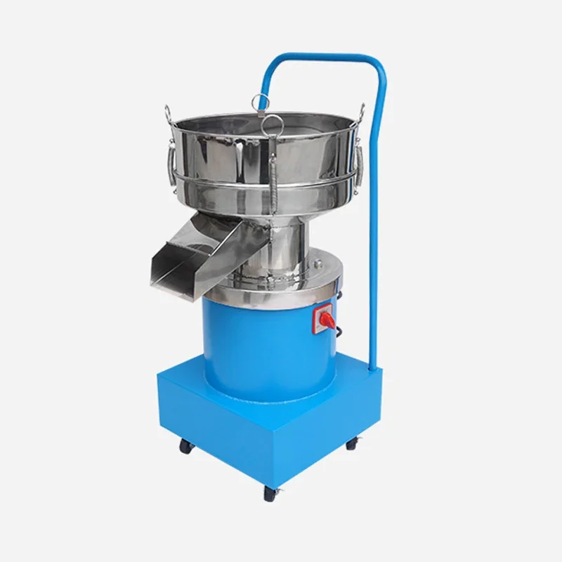 الكهربائية الغذاء غربال تهتز غربال صغير الفولاذ المقاوم للصدأ ماكينة الغربلة مسحوق الطلاء رذاذ ماكينة الغربلة 220 فولت 380 فولت