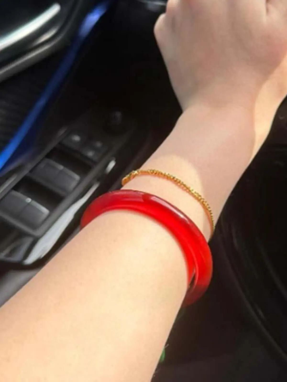 

Браслет из необработанного красного кристалла, женский, из белого лунного камня, халцедона и нефрита.