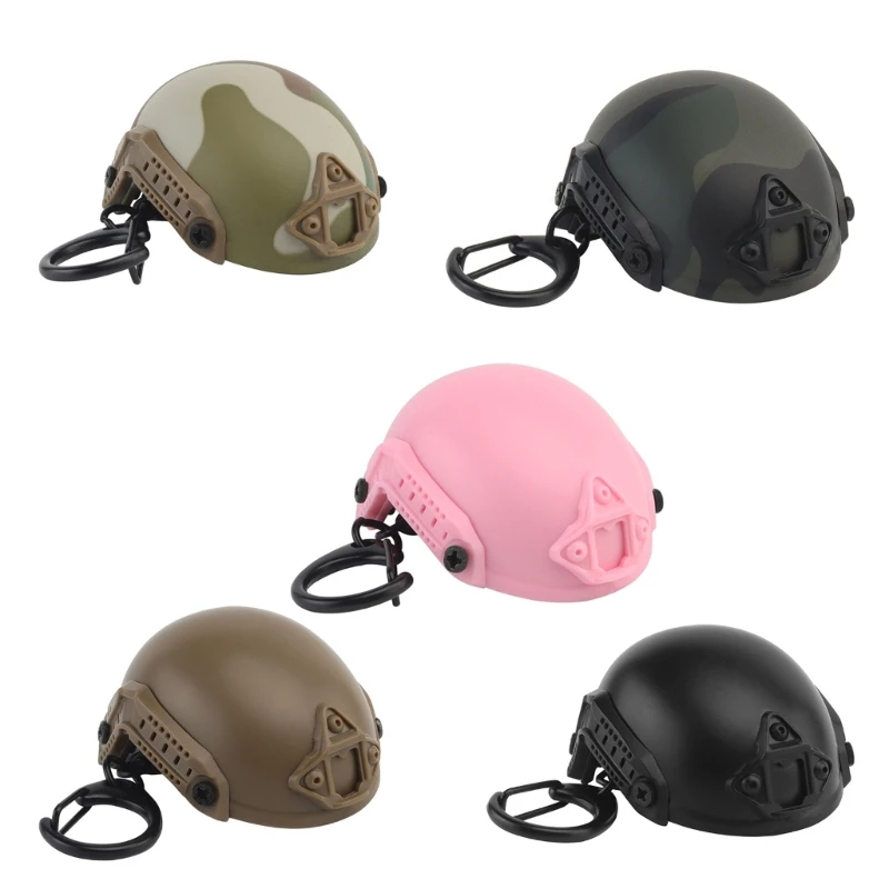 

Small Keychain Helmet Shaped Airsoft Bottle Opener Corkscrew Decoration Outdoor Hunting Hiking Fan Accessories