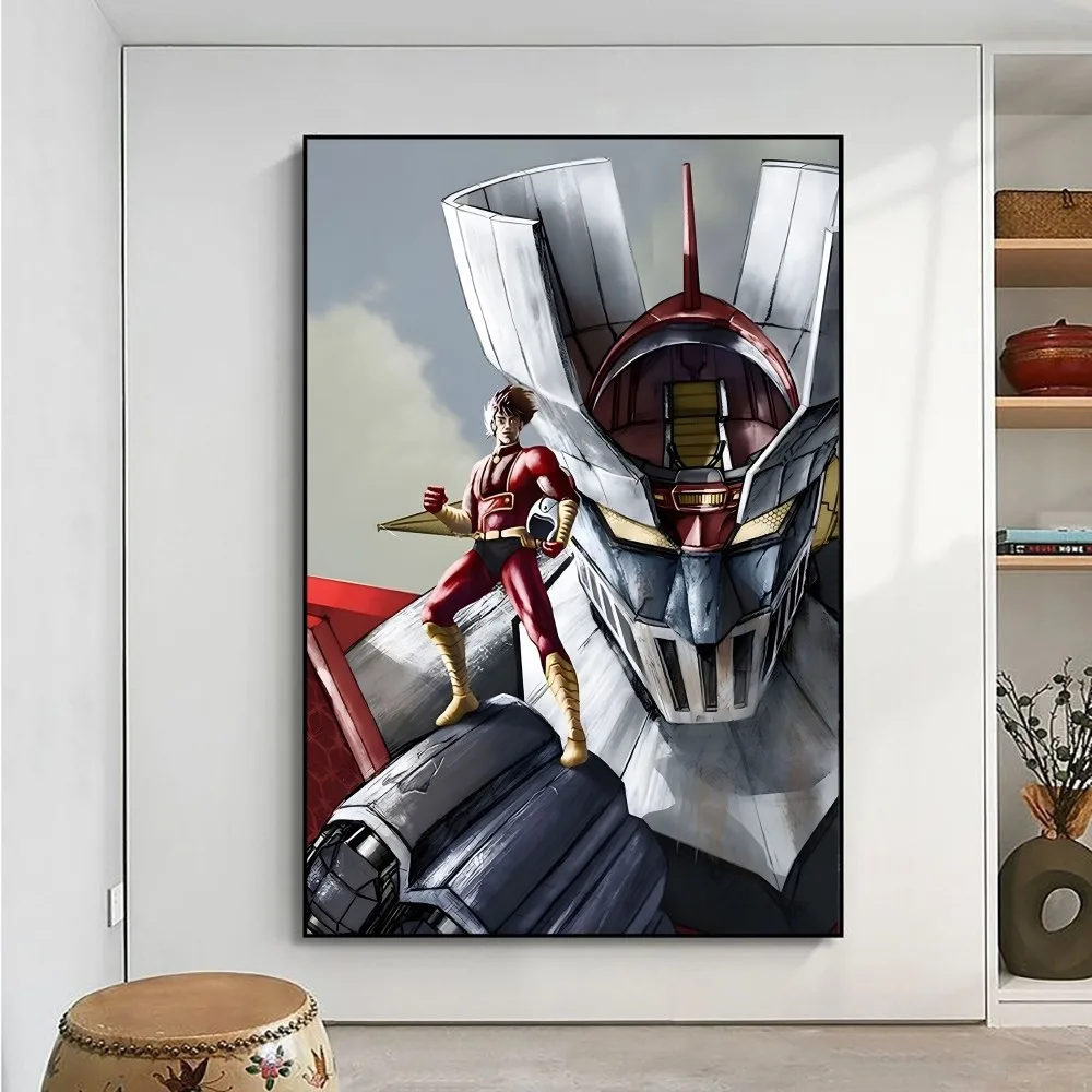 Cartoon Art Robot G-Goldorak M-Mecha Poster No Framed Poster Kraft Club Bar Paper Vintage Wall Painting Bedroom Study Stickers