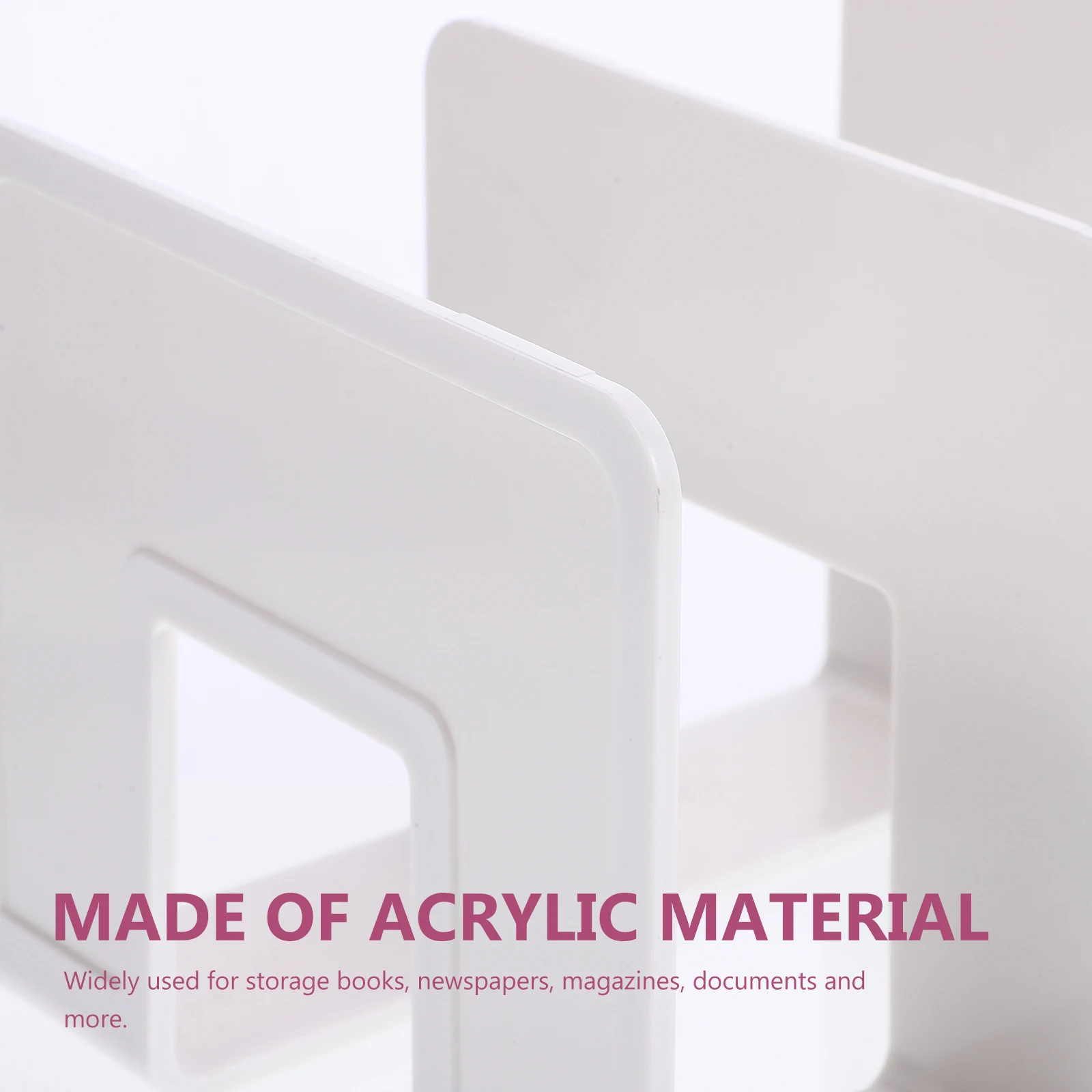 

1pc Multifunction File Desktop Document Storage Office Bookshelf Folder Holder Magazine Organizer School Storage Rack Acrylic