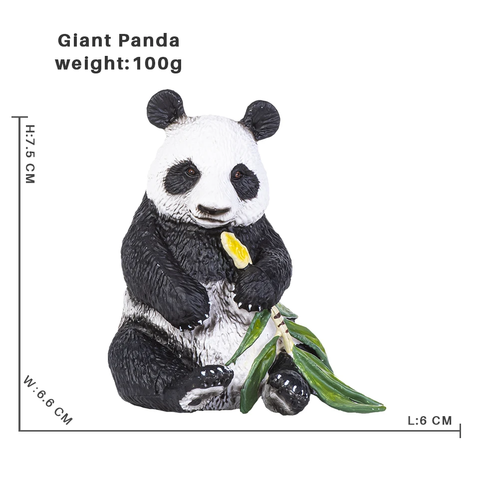 Solide Simulation wilde Zoo Tier Antilope Giraffe Panda Schwein Modell Action figuren Elefant Tiger Figuren Spielzeug für Kinder – Detail 19