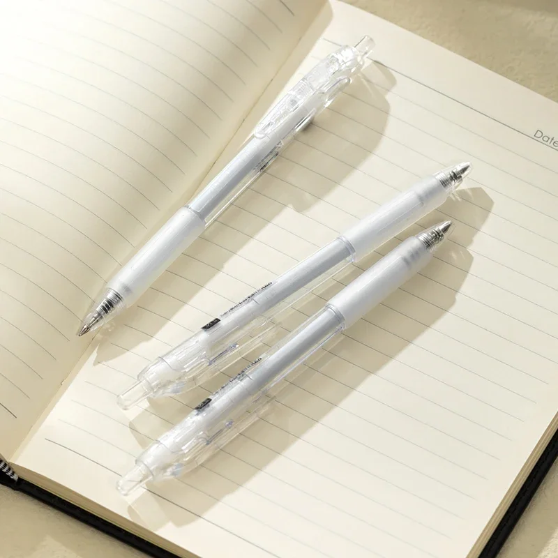 DELI Büro-Gelstift-Set, 12 Stück/Box, 0,5 mm, weiche Griffstifte, glatte blaue schwarze Tinte für professionelles Schreiben, Geschäfts- und Bürobedarf – Detail 6