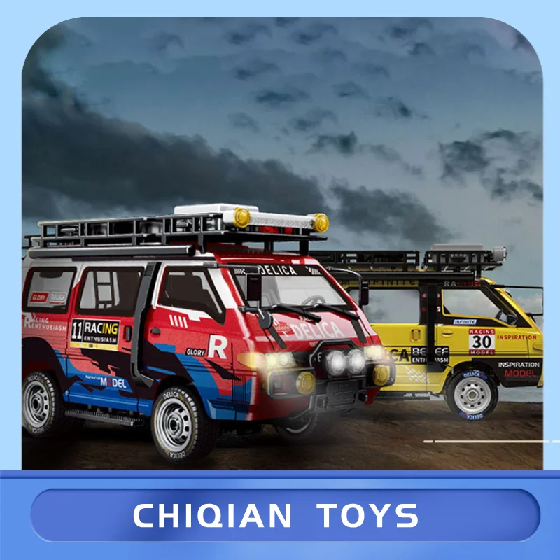 

DeLica RC Remote Control Toy Bus 1:24 Scale Camping Car Model Boys Simulation Vehicle Collectible Miniature gift