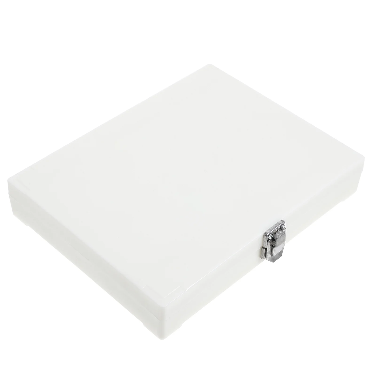 

100-Slot Microscope Slide Storage Box Secure Stainless Steel Buckle for Long Term Specimen Preservation Specimen Box