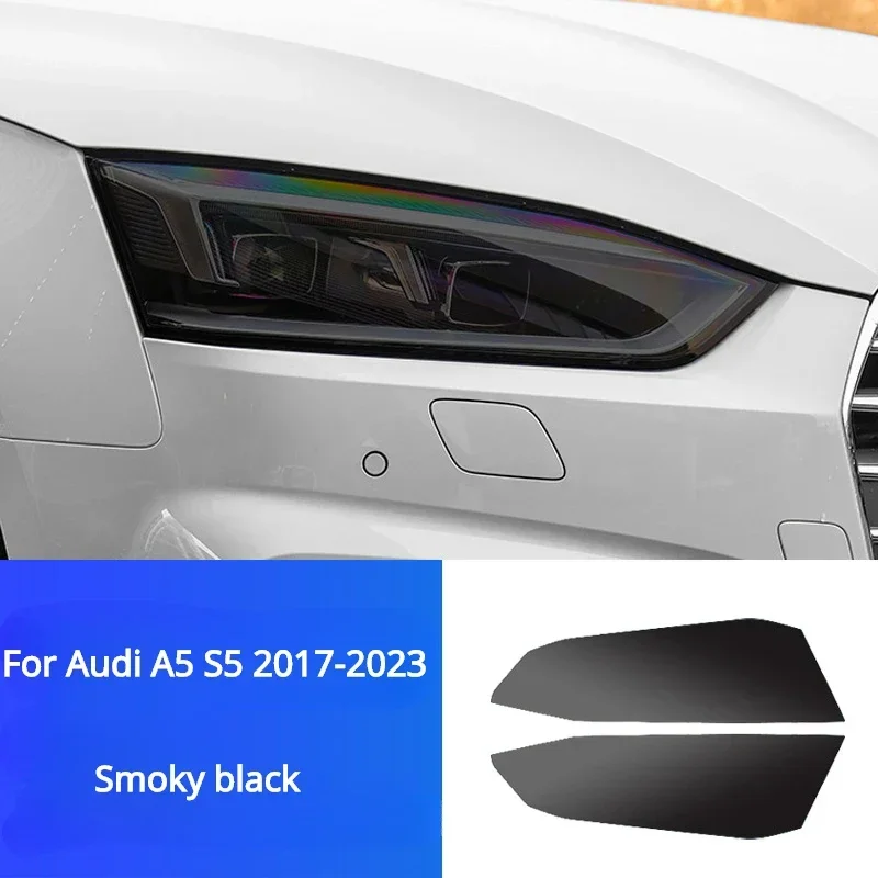 

Car Headlight Protective Film For Audi A5 S5 A6 C8 S6 A7 S7 Headlamp Restoration Transparent Black TPU PPF Sticker Accessories