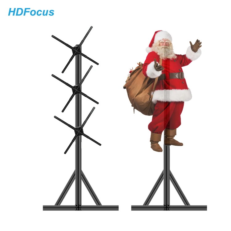 

Hdfocus Black Content Maker 3D Hologram In The Air Advertising Led Fan Holographic Display Holograma Ventilador 3D Hologram Fan