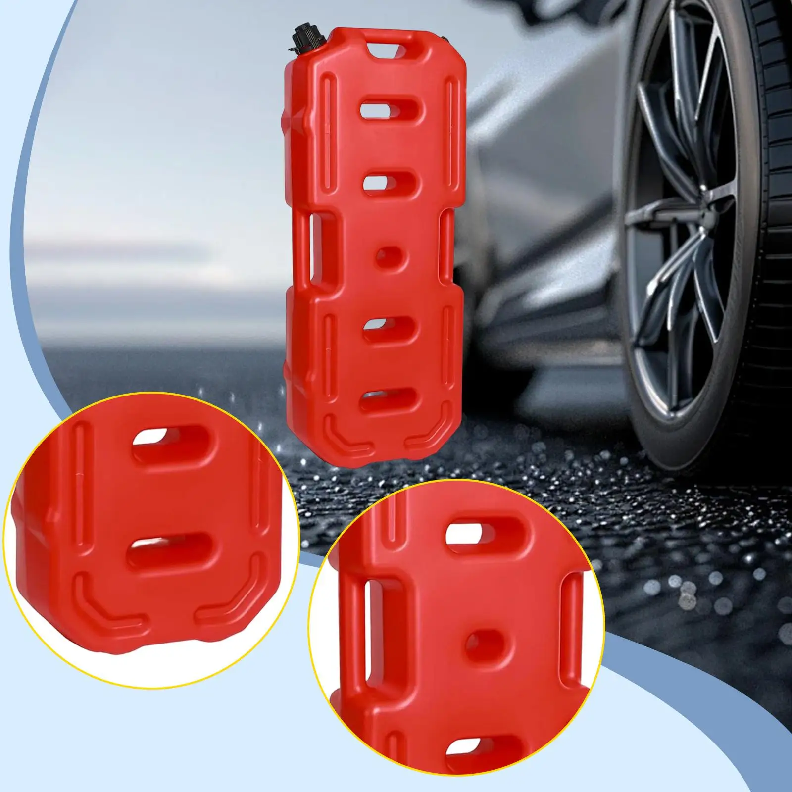 

Motorcycle Fuel Tank Fluid Storage Jug with Handle Outdoor Adventure Dispenser for Motorbike Car