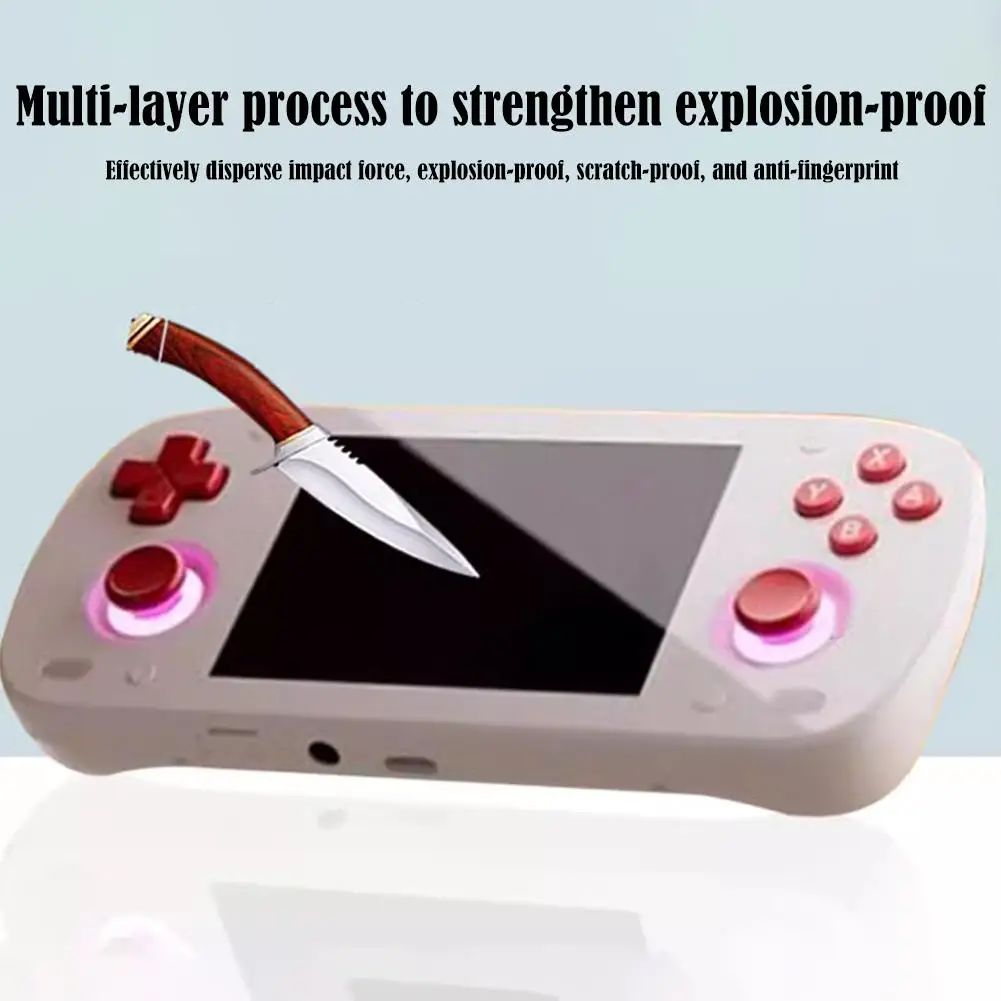 2Pcs Soft Protective Film for Retroid Pocket Mini Handheld Game Console 3.7" HD Display Screen Protector Scratch Resistant